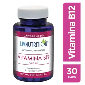 Farmacia San Pablo Livnutrition suplemento alimenticio de vitamina b12 con noni oferta