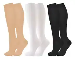 Mercado Libre 3 pares de calcetines therafirm media compresión (15-20mmhg) oferta