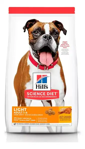Mercado Libre Alimento para perro hill's science diet adult light 13.6 kg oferta