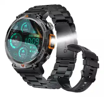 Mercado Libre Tactical Smartwatch Eigiis Ke3 Linterna Con Doble Correa oferta
