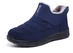 Botas nieve para mujer gruesas cálida planas antideslizantes