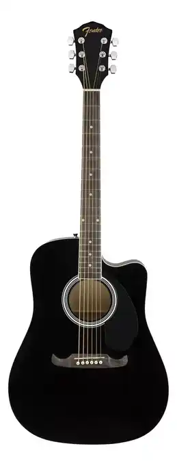 Mercado Libre Guitarra electroacústica fender alternative fa-125ce para diestros black nogal brillante oferta