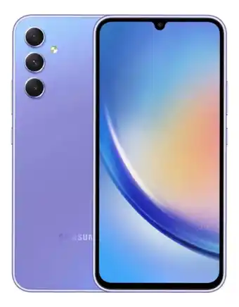 Mercado Libre Samsung galaxy a34 5g de 128 gb y 6 gb ram awesome violet oferta