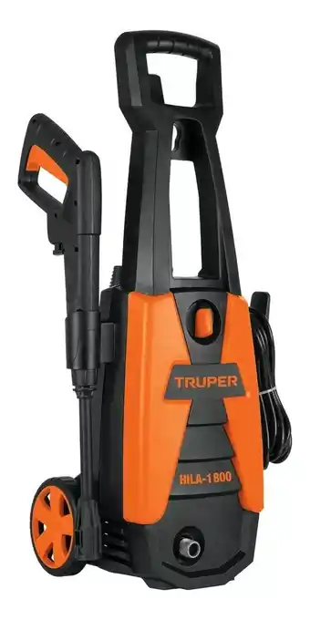 Mercado Libre Hidrolavadora eléctrica truper hila-1800 naranja/negro de 1500w con 1800psi de presión máxima 127v - 60hz oferta
