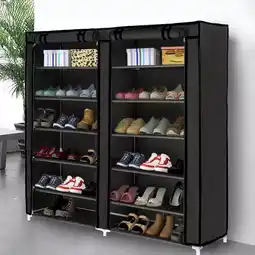 Mercado Libre Zapatera organizador zapatos 36 pares compartimientos metal oferta