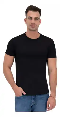 Mercado Libre Playera slim fit super cómoda manga corta lycra oferta