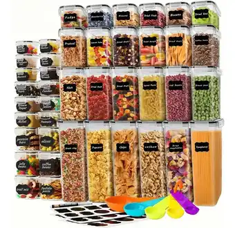 Mercado Libre Recipiente hermético con tapa para guardar alimentos 42 pzas oferta