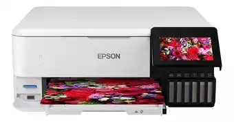 Mercado Libre Impresora a color multifunción epson ecotank l8160 con wifi blanca y negra 110v oferta