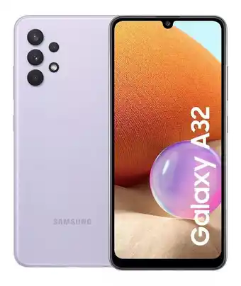 Mercado Libre Samsung galaxy a32 128gb + 4gb ram con nfc violeta oferta