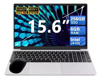 Mercado Libre Inter laptop aocwei 15.6 6gb+scalable ssd windows+mouse oferta