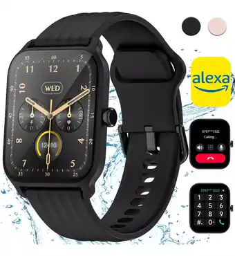 Smartband iowodo w13 1.85 caja negra, malla negra w13