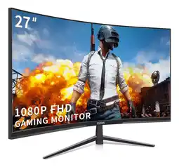 Mercado Libre 27'' curvo monitor full hd monitor monitor para pc sin marco oferta