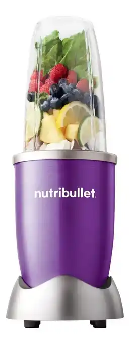 Mercado Libre Licuadora portátil nutribullet 600-series 600w 710 ml morada con vaso de tritan 120v oferta