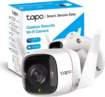 Mercado Libre Camara vigilancia wifi tp-link tapo c320ws exterior 2k qhd color blanco oferta