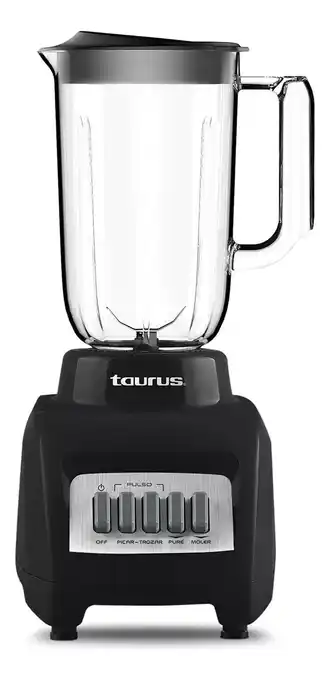 Mercado Libre Licuadora marca taurus modelo haley vaso de plastico base negra y 4 velocidades 1l oferta