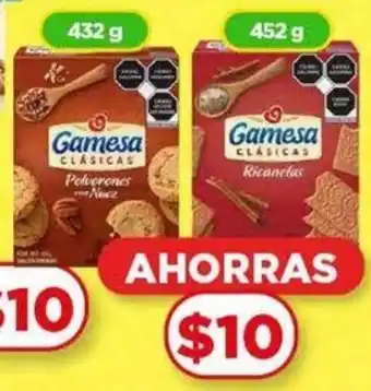 Bodega Aurrerá Gamesa Variedad de galletas oferta