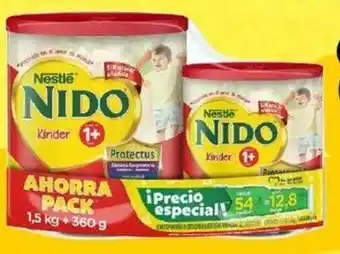Bodega Aurrerá Nido Kinder 1+, 1.5 kg + 360 g oferta