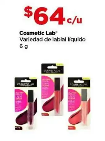 Bodega Aurrerá Cosmetic Lab Variedad de labial líquido 6g oferta