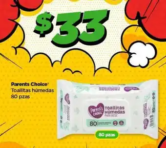 Parents Choice Toallitas húmedas 80 pzas