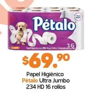 Arteli Papel Higiénico Pétalo Ultra Jumbo 234 HD 16 rollos oferta