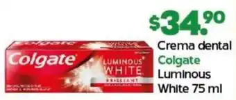 Arteli Crema dental Colgate Luminous White 75 ml oferta