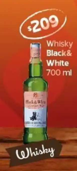 Whisky Black& White 700 ml