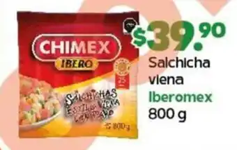 Salchicha viena Iberomex 800 g