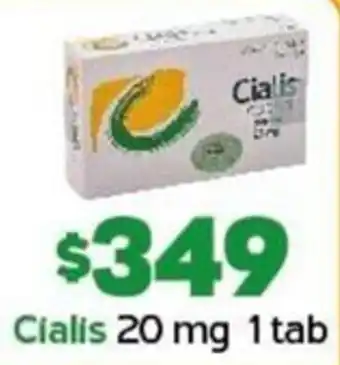 Cialis 20 mg 1 tab
