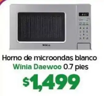 Horno de microondas blanco Winia Daewoo 0.7 ples