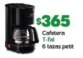 Cafetera T-fal 6 tazas petit