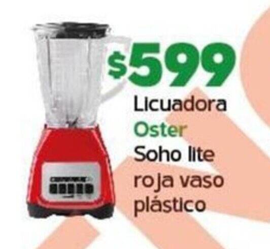 Licuadora Oster Soho lite roja vaso pl stico oferta en Arteli