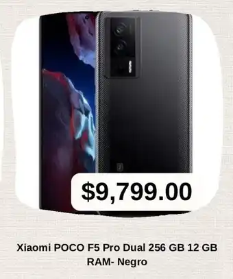 Xiaomi POCO F5 Pro Dual 256 GB 12 GB RAM- Negro