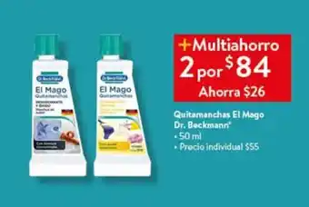 Quitamanchas El Mago Dr. Beckmann 50 ml x 2