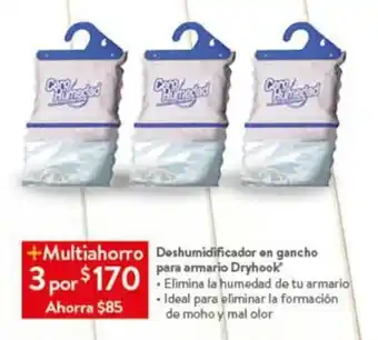 Walmart Deshumidificador en gancho para armario Dryhook 3 por oferta