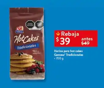 Walmart Harina para hot cakes Gamesa Tradicionales 700 g oferta
