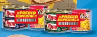 Walmart Atún Tuny 2 latas 295 g c/u + Elote dorado La Costeña 410 g oferta