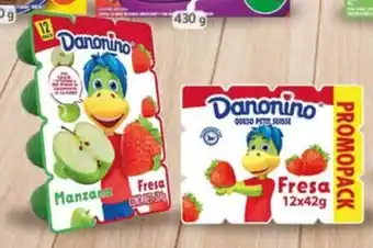Walmart Queso petit suisse Danonino 12 pzas de 42 g clu oferta