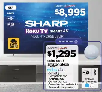 Chedraui SHARP ROKU TV SMART 4K oferta