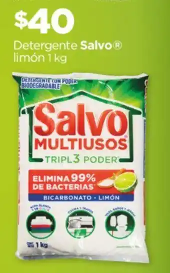 Chedraui Detergente Salvo limón 1 kg oferta