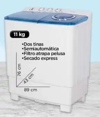 Chedraui Lavadora Mod. 11MX oferta