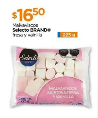 Chedraui Malvaviscos Selecto BRAND fresa y vainilla 225 g oferta