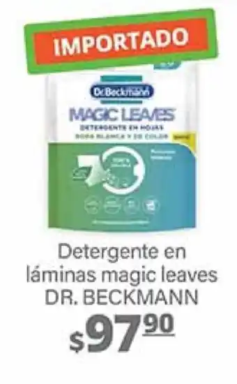 La Comer Detergente en láminas magic leaves DR. BECKMANN oferta
