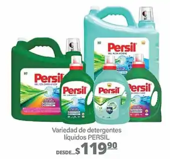 La Comer Variedad de detergentes líquidos PERSIL oferta