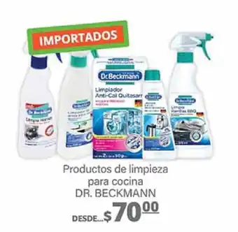 Productos de limpieza para cocina DR. BECKMANN