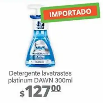 Detergente lavatrastes platinum DAWN 300ml
