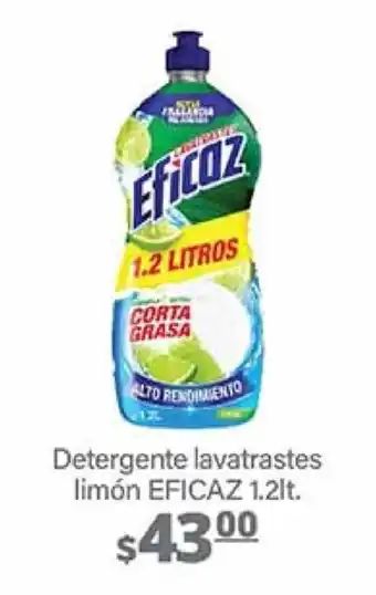 La Comer Detergente lavatrastes limón EFICAZ 1.2lt. oferta