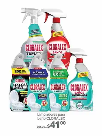 La Comer Limpiadores para baño CLORALEX oferta