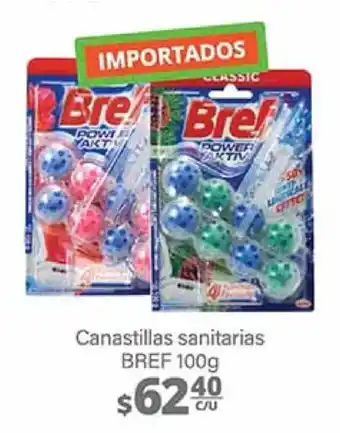 La Comer Canastillas sanitarias BREF 100g oferta