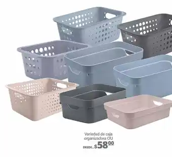 Variedad de caja organizadora OU