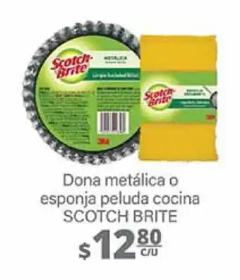 Dona metálica o esponja peluda cocinal SCOTCH BRITE